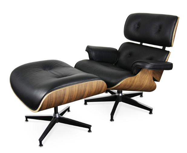 Fauteuil Lounge Eames noir