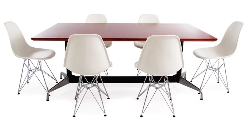 Table à manger Eames Contract et ses chaises