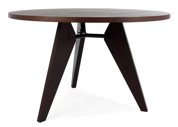 tables design de Jean Prouvé rond