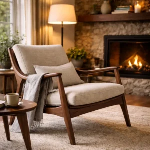 Fauteuil design bois : l’alliance du style et du confort