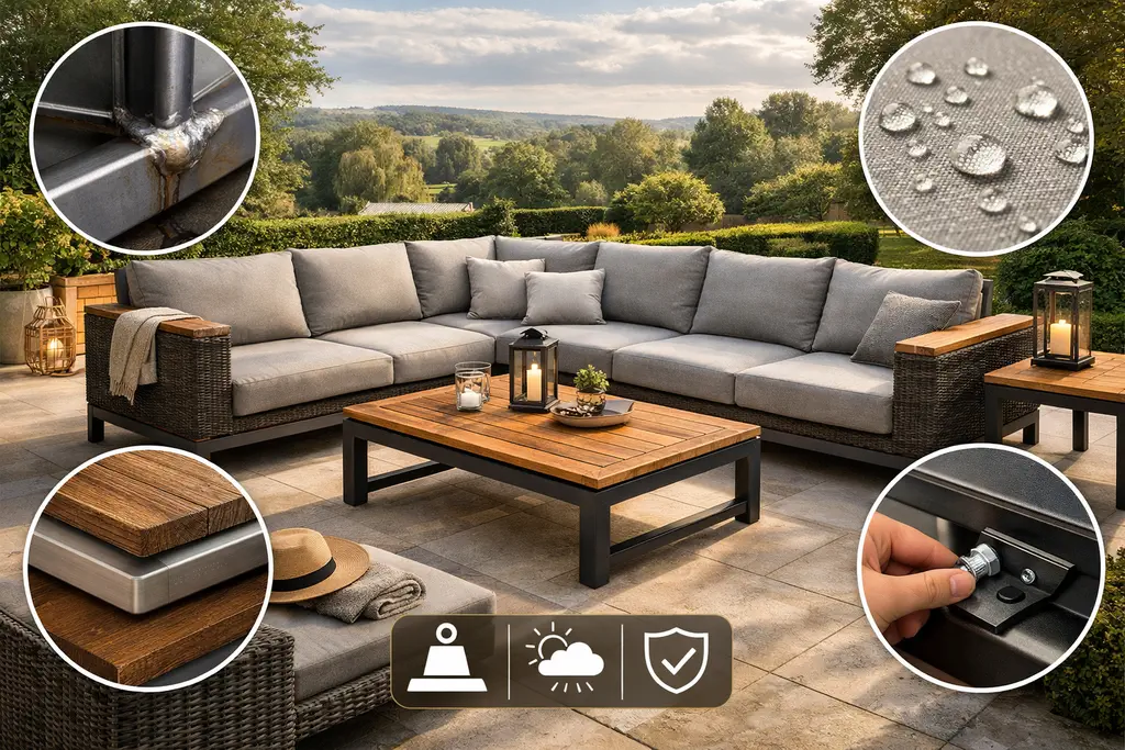 Identifier un vrai salon de jardin de qualité supérieure