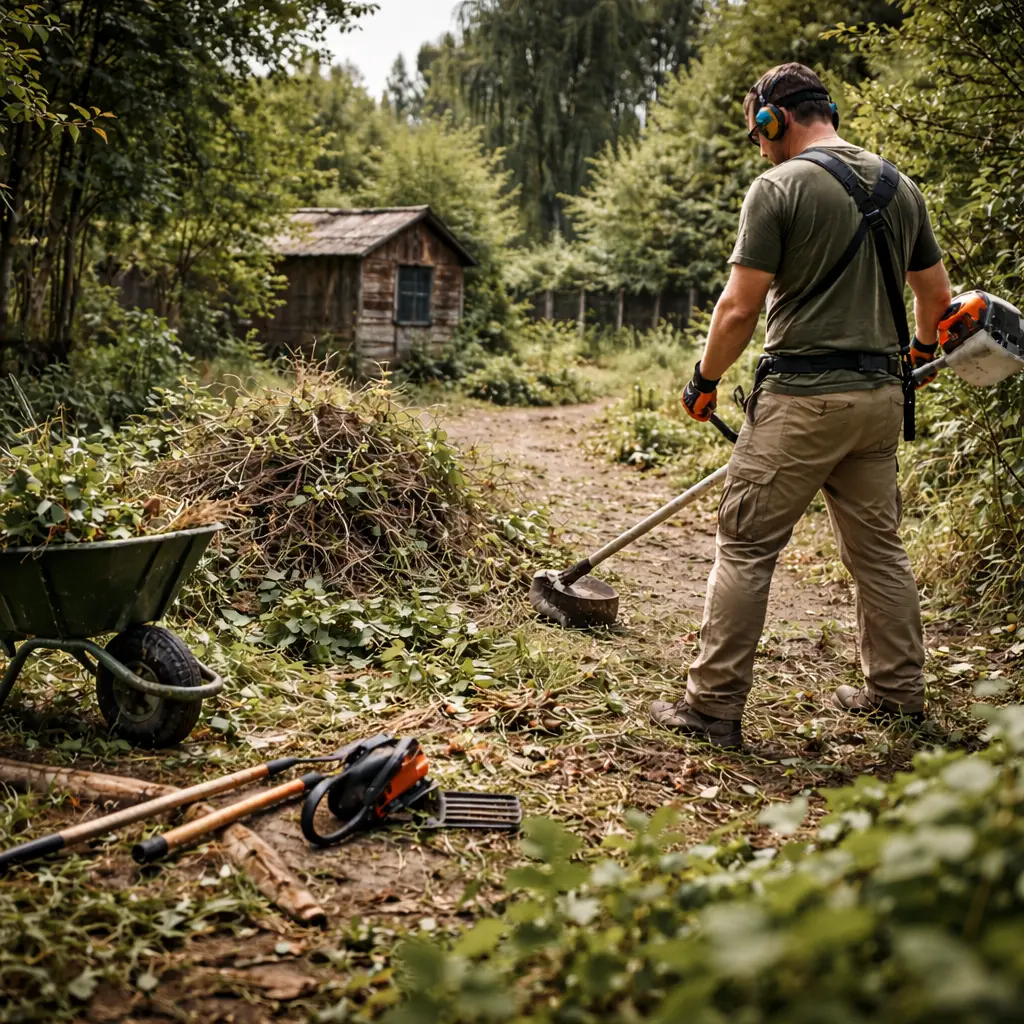 Nettoyer un jardin à l’abandon : la méthode efficace